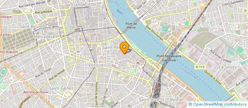 localisation de l'entreprise SCI DIRCKS  BORDEAUX