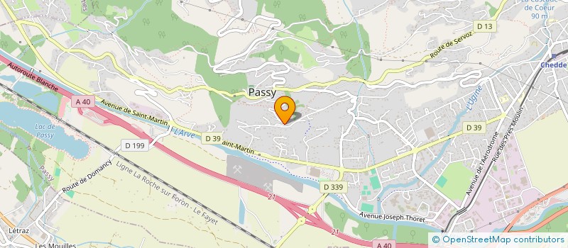 localisation de l'entreprise SCI DIRECTE AMERICAINE  PASSY