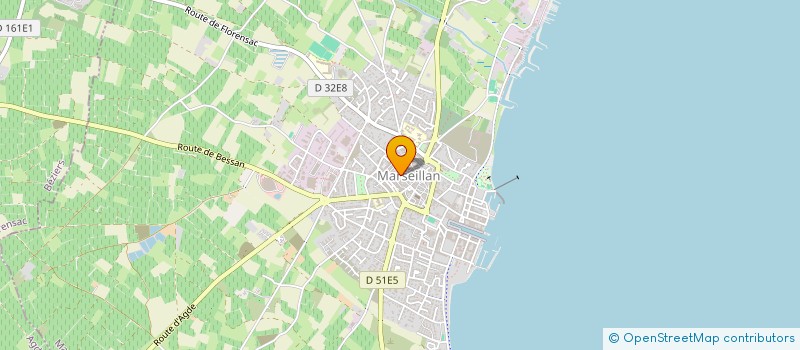 localisation de l'entreprise SCI DIRLIMMO  MARSEILLAN