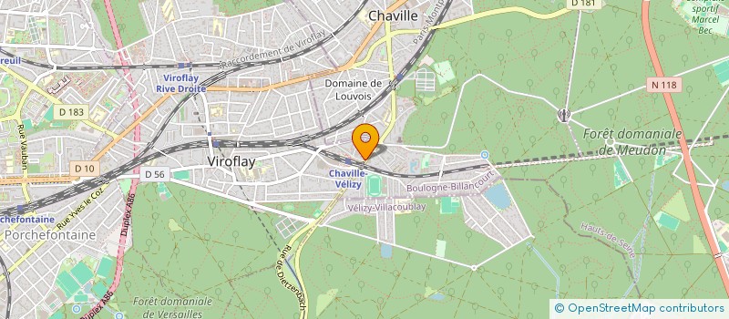 localisation de l'entreprise SCI DISAN  VIROFLAY