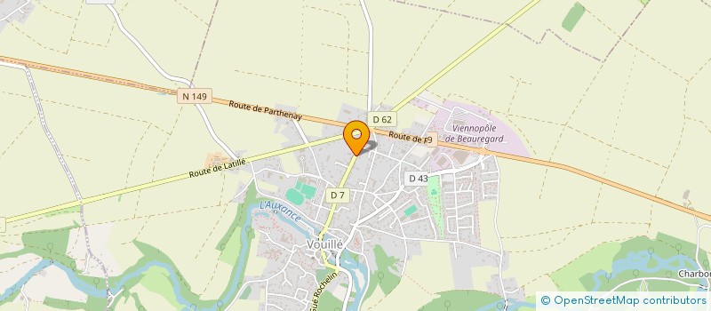 localisation de l'entreprise SCI DISATINE à VOUILLE