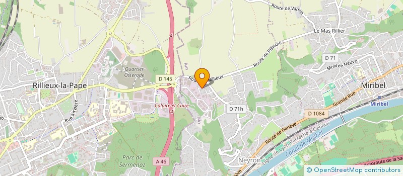 localisation de l'entreprise SCI DISCO VOLANTE  NEYRON