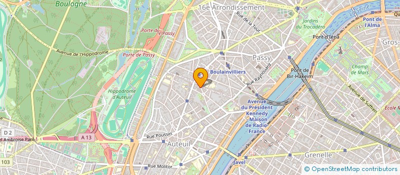 localisation de l'entreprise SCI DISCOTECA  PARIS