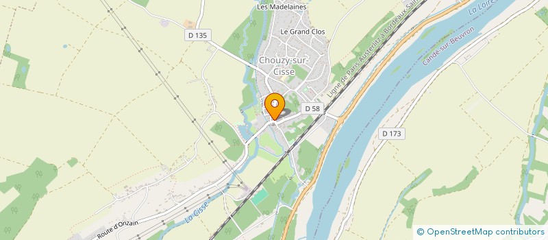 localisation de l'entreprise SCI DISCUS  VALLOIRE-SUR-CISSE