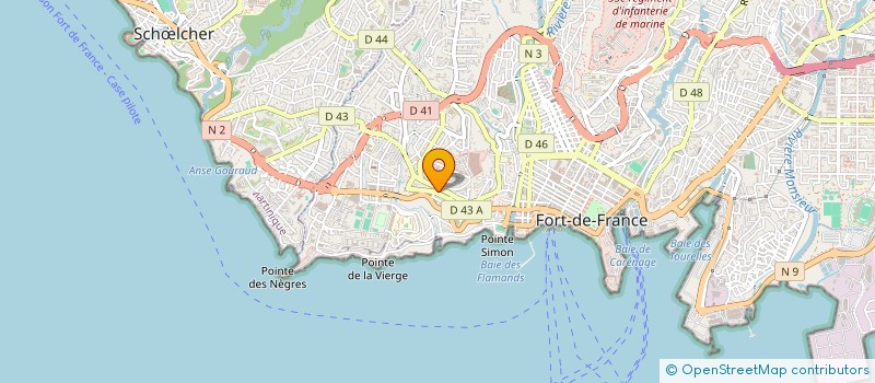 localisation de l'entreprise SCI DISCUS à FORT-DE-FRANCE