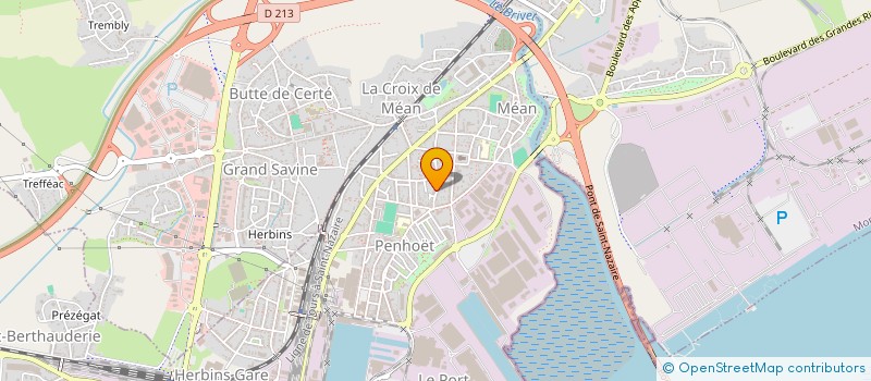 localisation de l'entreprise SCI DISI  SAINT-NAZAIRE