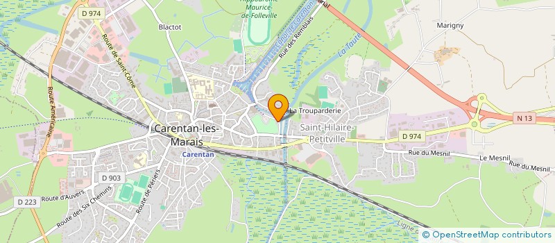localisation de l'entreprise SCI DISLEBORG à CARENTAN-LES-MARAIS
