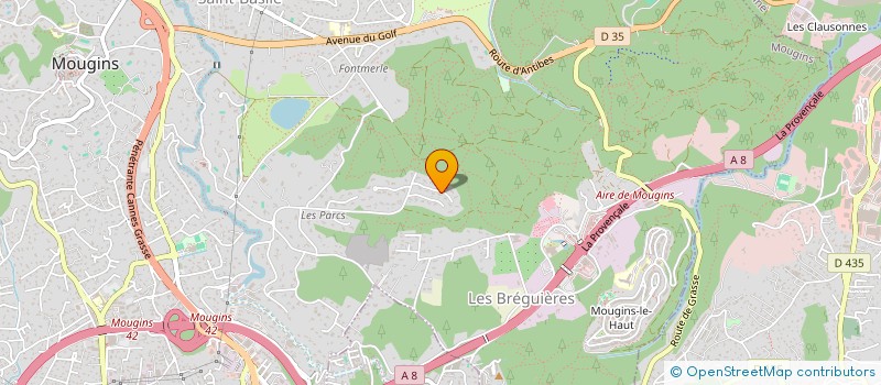 localisation de l'entreprise SCI DISPACH à MOUGINS