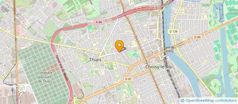 localisation de l'entreprise SCI DISPAN 19 à THIAIS