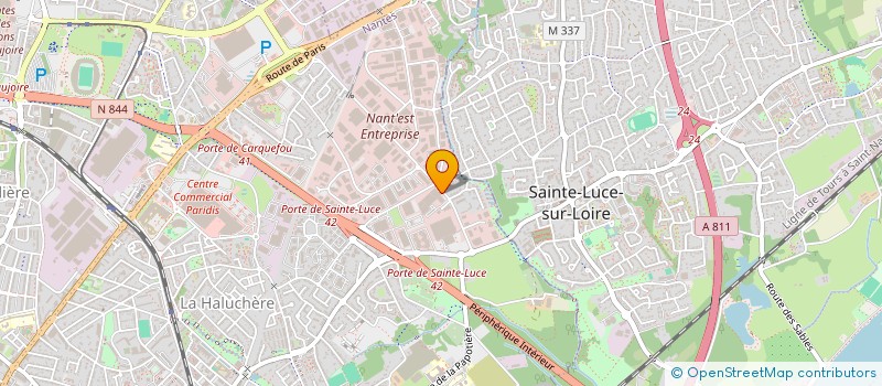 localisation de l'entreprise SCI DISPIMMO  NANTES