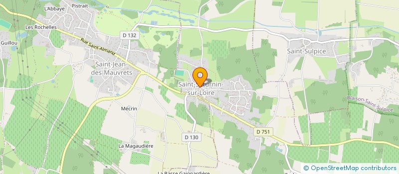 localisation de l'entreprise SCI DISTANAU  BRISSAC LOIRE AUBANCE