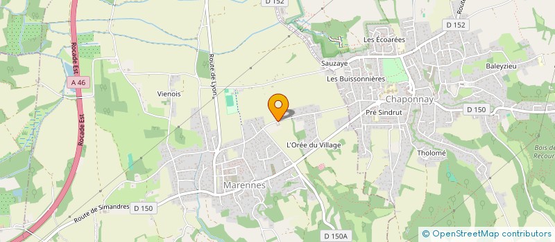 localisation de l'entreprise SCI DISTEGA  MARENNES