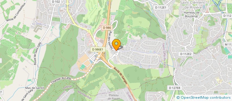 localisation de l'entreprise SCI DISTERDUSUD  JUVIGNAC