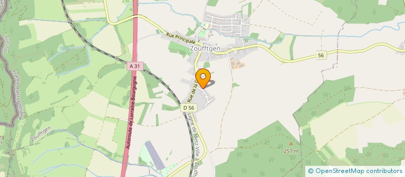 localisation de l'entreprise SCI DISTHENE  ZOUFFTGEN