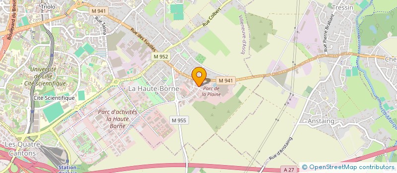 localisation de l'entreprise SCI DISTIL 10 à VILLENEUVE-D'ASCQ