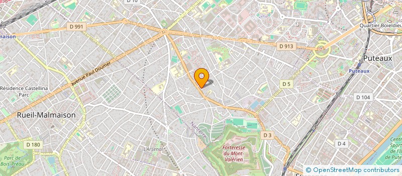 localisation de l'entreprise SCI DISTILLERIE BROUET  NANTERRE