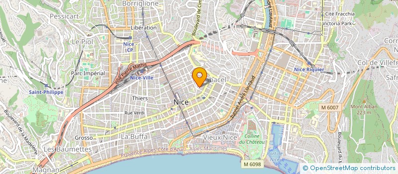 localisation de l'entreprise SCI DISTRI IMMO à NICE