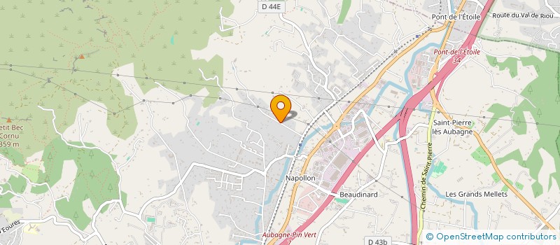 localisation de l'entreprise SCI DISTRICT MASTERS à AUBAGNE