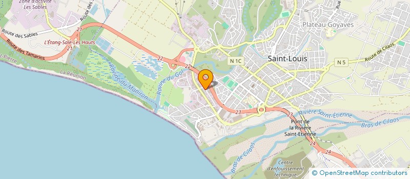 localisation de l'entreprise SCI DISTRIMMO  SAINT-LOUIS