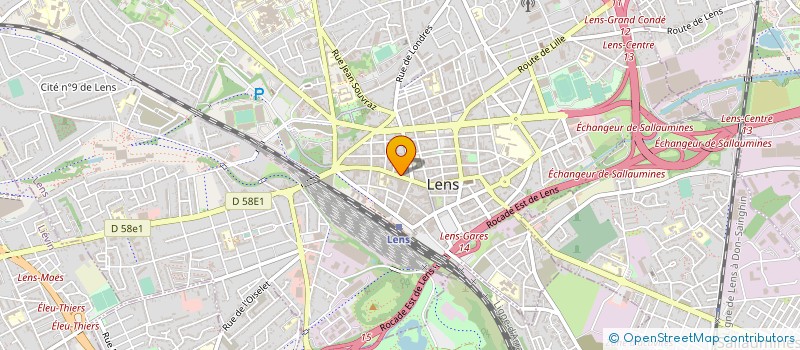 localisation de l'entreprise SCI DISTRIMMO ARRAS  LENS