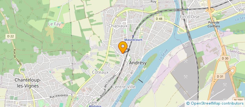 localisation de l'entreprise SCI DISTTO  ANDRESY