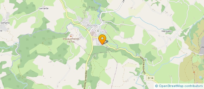 localisation de l'entreprise SCI DITHURBIDE  BONLOC