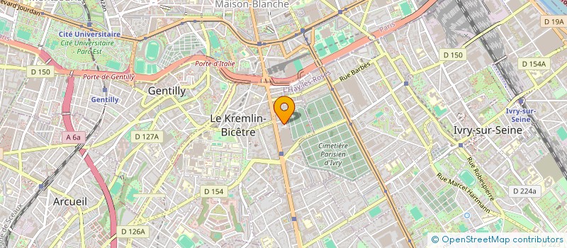 localisation de l'entreprise SCI DITINEJAM à LE KREMLIN-BICETRE