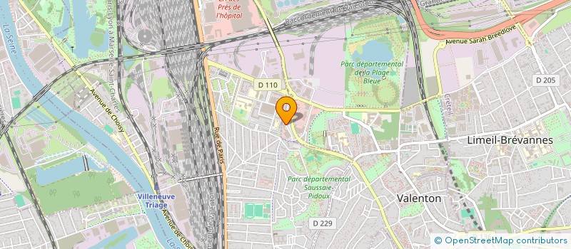 localisation de l'entreprise SCI DIVA à VALENTON