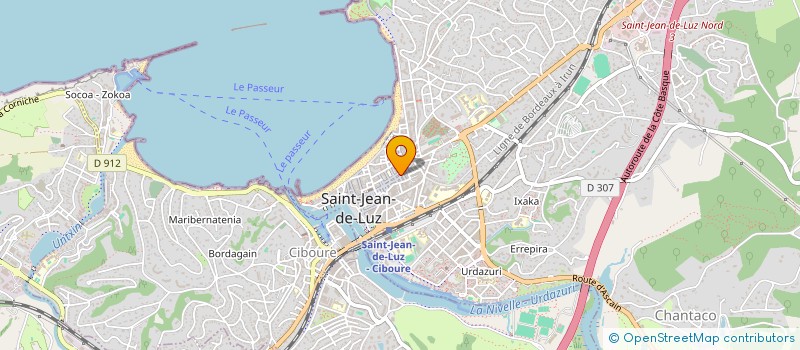 localisation de l'entreprise SCI DIVA à SAINT-JEAN-DE-LUZ