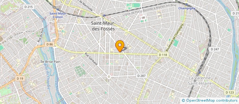 localisation de l'entreprise SCI DIVA à SAINT-MAUR-DES-FOSSES