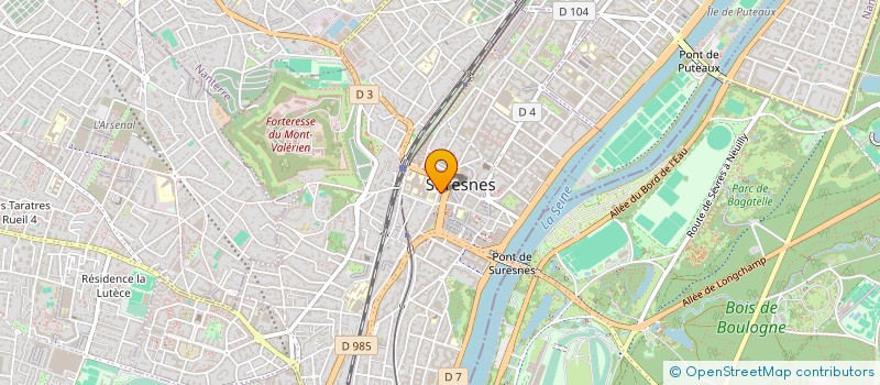 localisation de l'entreprise SCI DIVA à SURESNES