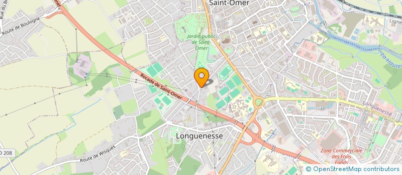 localisation de l'entreprise SCI DIVA  LONGUENESSE