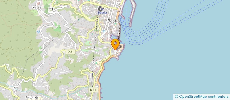 localisation de l'entreprise SCI DIVA à BASTIA