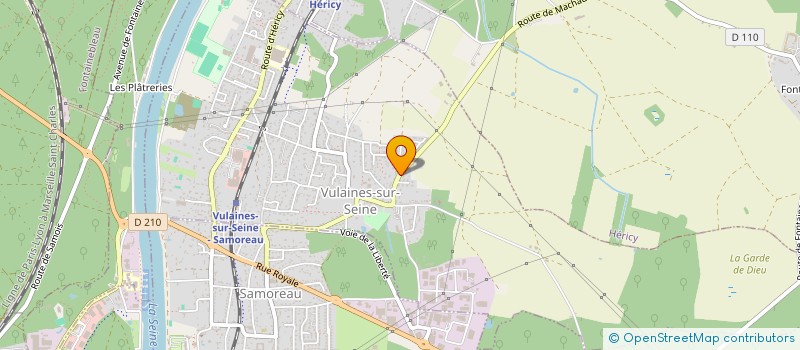 localisation de l'entreprise SCI DIVACOUROT  VULAINES-SUR-SEINE