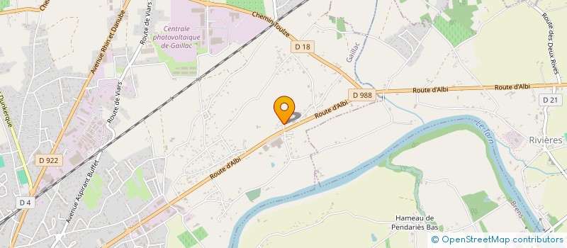 localisation de l'entreprise SCI DIVAM à GAILLAC