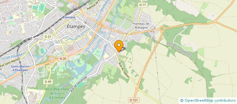 localisation de l'entreprise SCI DIVAMACLA  ETAMPES