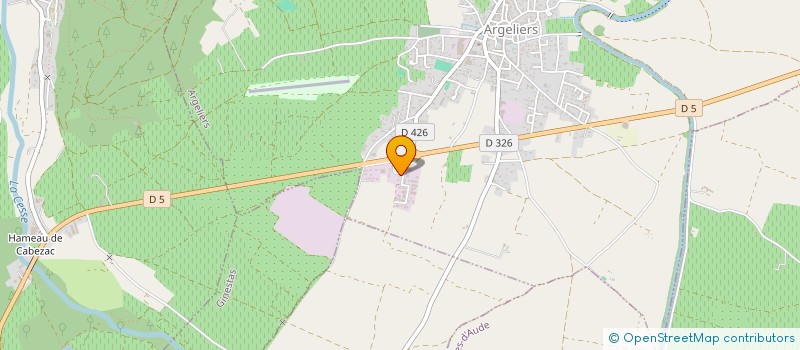 localisation de l'entreprise SCI DIVARDENTE  ARGELIERS