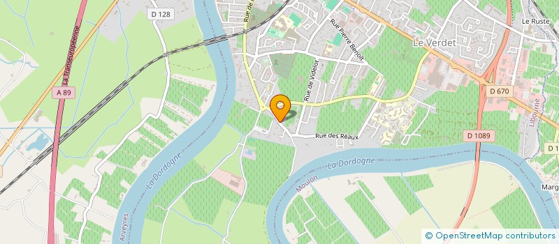 localisation de l'entreprise SCI DIVENIRE  LIBOURNE