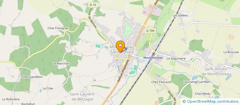 localisation de l'entreprise SCI DIVERNET DOMONT IMMOBILIER  MONTMOREAU