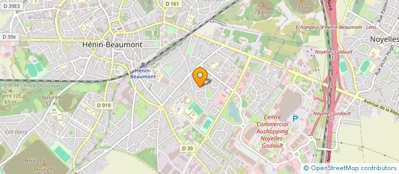 localisation de l'entreprise SCI DIVERSION à HENIN-BEAUMONT