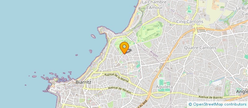 localisation de l'entreprise SCI DIVF BIARRITZ à BIARRITZ