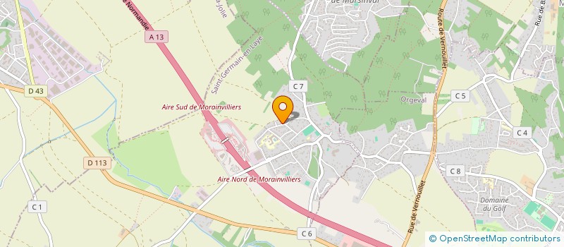 localisation de l'entreprise SCI DIVIDENT  MORAINVILLIERS