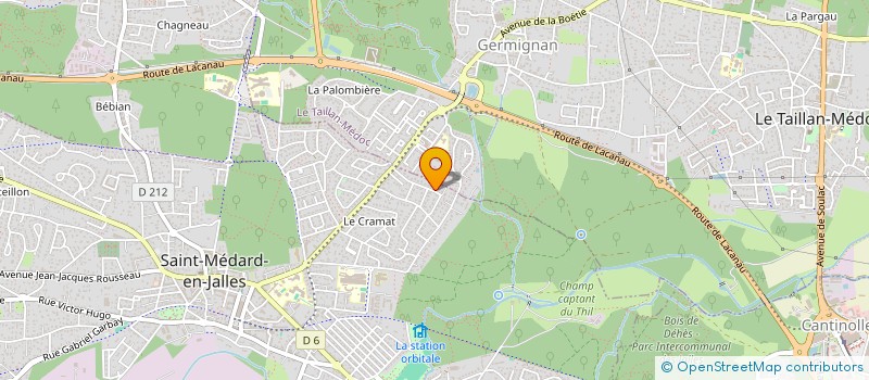 localisation de l'entreprise SCI DIVIMMO  SAINT-MEDARD-EN-JALLES