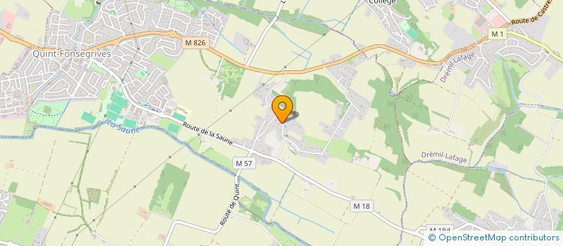 localisation de l'entreprise SCI DIVIN  QUINT-FONSEGRIVES