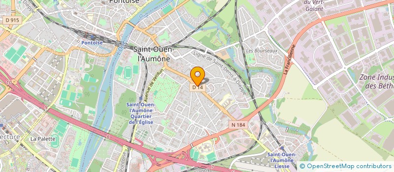 localisation de l'entreprise SCI DIVINA à SAINT-OUEN-L'AUMONE