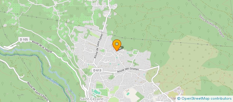 localisation de l'entreprise SCI DIVINA à SAINT-CEZAIRE-SUR-SIAGNE