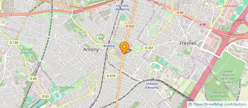 localisation de l'entreprise SCI DIVISION LECLERC à ANTONY