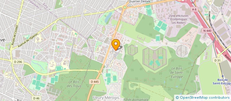 localisation de l'entreprise SCI DIVLOR à FLEURY-MEROGIS
