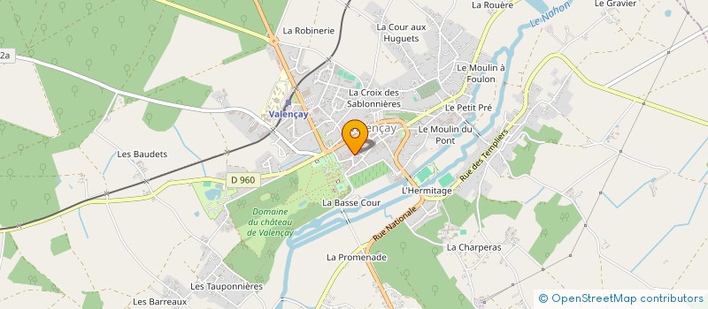 localisation de l'entreprise SCI DIWA à VALENCAY