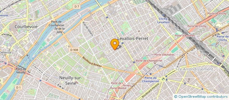 localisation de l'entreprise SCI DIX AVRIL à LEVALLOIS PERRET